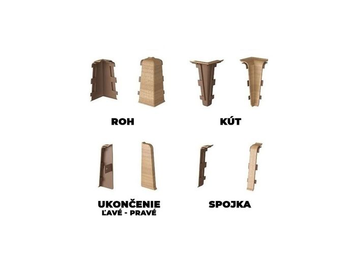 16 - Dub kaukazský - Komponenty k lište INDO